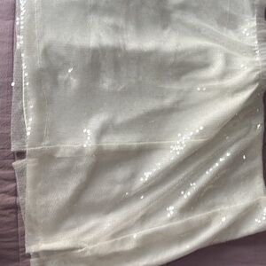 ARULA White Sequin Skirt BRAND NEW